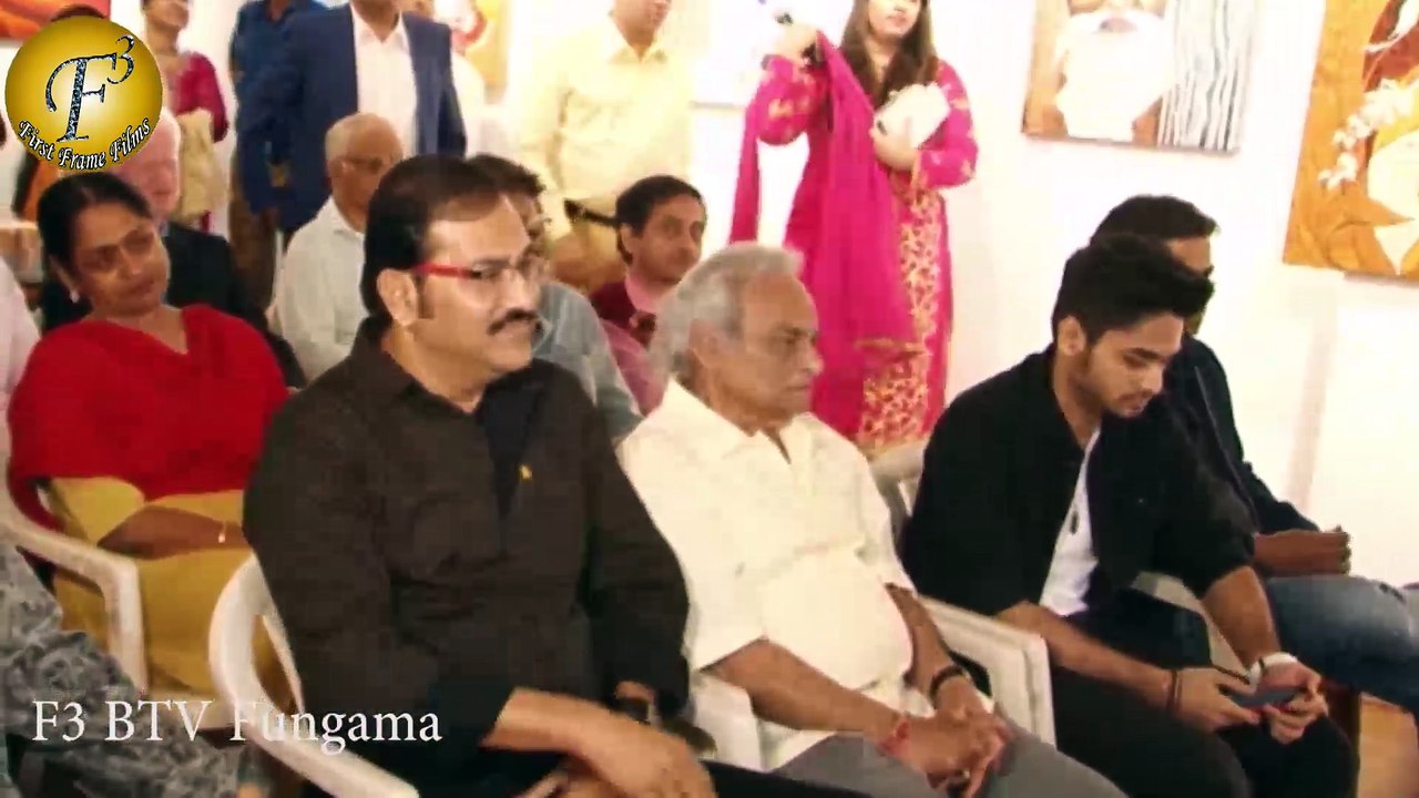 INAGURATION  OF AN UNIQUE ART EXHIBITION PAINTINGS BY THE ARTIST SYDNEY LOBO WITH MANY CELEBS