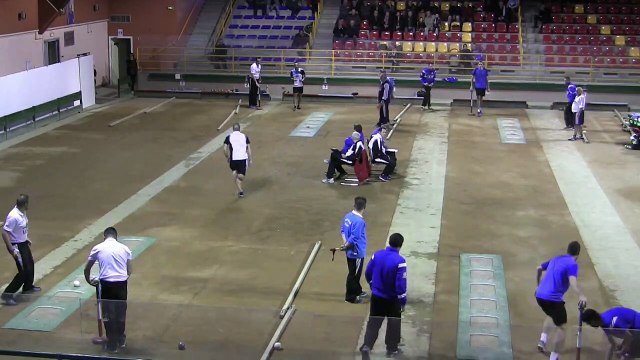 Troisième tour, tir rapide en double , Sport Boules, Club Elite Masculin, J6, Saint-Vulbas contre Aix-les-Bains, saison