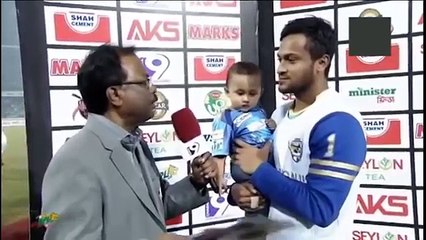 Shakib   Alayna In Presentation Ceremony Of Bpl Final 2016