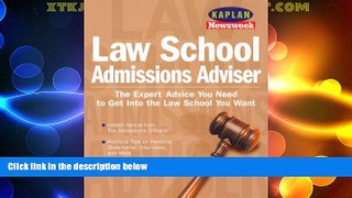 Best Price Kaplan Newsweek Law School Admissions Adviser (Get Into Law School) Kaplan On Audio