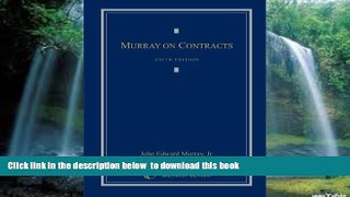 PDF [FREE] DOWNLOAD  Murray on Contracts READ ONLINE