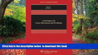 PDF [FREE] DOWNLOAD  Contracts: Cases, Discussion, and Problems, Third Edition (Aspen Casebooks)