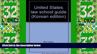 Best Price United States law school guide (Korean edition)  On Audio