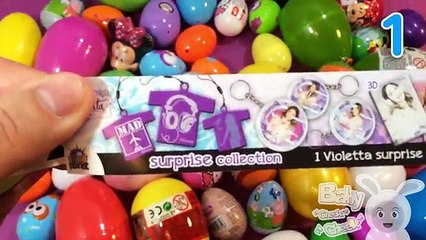 New Huge 50 Surprise Eggs Opening Kinder Surprise Disney Frozen Peppa Pig Spiderman