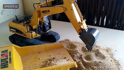 RC Realistic looking Dumper Fire ladder and Excavator