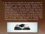 Budgeting Education Loan