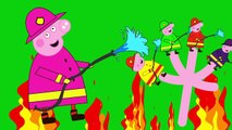 Peppa Pig Burns Garden Fireman Peppa Saves Peppa Pig From Fire
