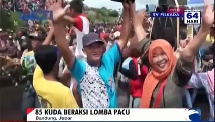 Lomba Pacu Kuda Menarik Perhatian Wisatawan
