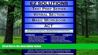 Buy Punit Raja SuryaChandra EZ Solutions - Test Prep Series - Verbal Section - Basic Workbook -