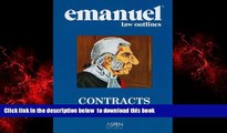 Pre Order Emanuel Law Oultines: Contracts (Print   eBook Bonus Pack): Contracts Studydesk Bonus