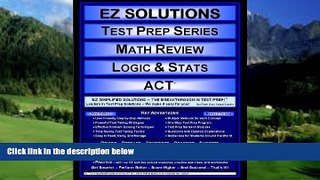 Online Punit Raja SuryaChandra EZ Solutions - Test Prep Series - Math Review - Logic   Stats - ACT