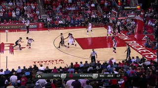 Trevor Ariza's Clutch Block - Nets vs Rockets - December 12, 2016 - 2016-17 NBA Season