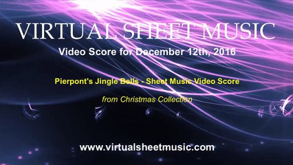 James Pierpont's Jingle Bells from Christmas Collection - Clarinet Sheet Music Video Score