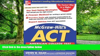Pre Order McGraw-Hill s ACT Steven Dulan On CD