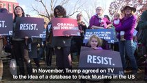 Rally in support of Muslims in Washington