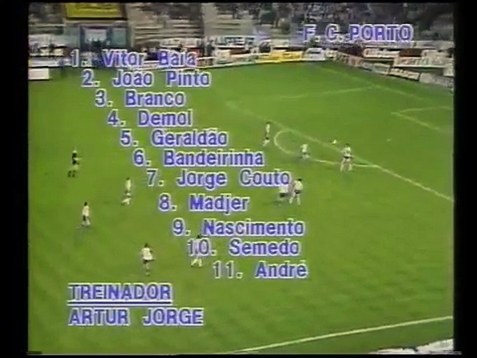 06.12.1989 - 1989-1990 UEFA Cup 3rd Round 2nd Leg FC Porto 2-1 Hamburger SV