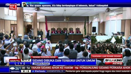 Sidang Ahok Digelar Terbuka Umum