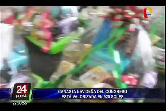 ¿Qué contienen las canastas navideñas que recibirán los congresistas?