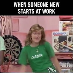 when someone new starts works