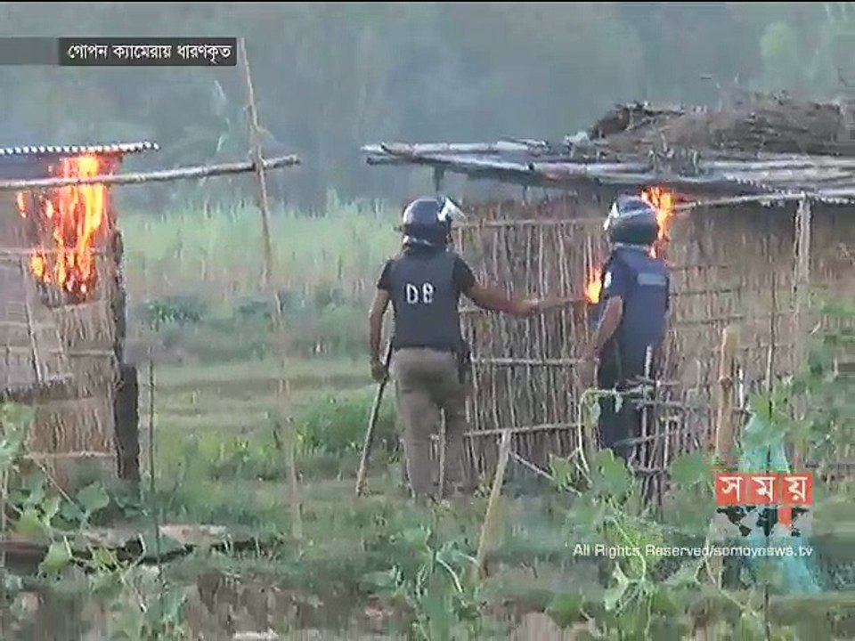 সাঁওতালদের বসতিতে পুলিশের আগুন লাগানোর ভিডিও ভাইরাল