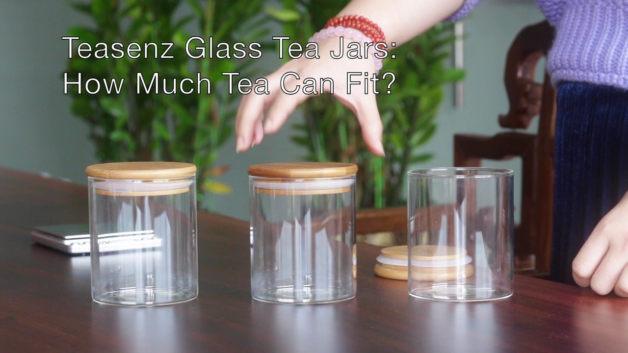 Teasenz Airtight Glass Tea Jar