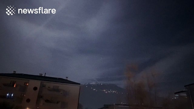 Lunar halo observed in Switzerland