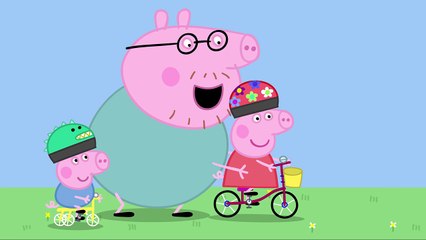 Peppa Pig - Peppa apprend à faire du vélo (clip)