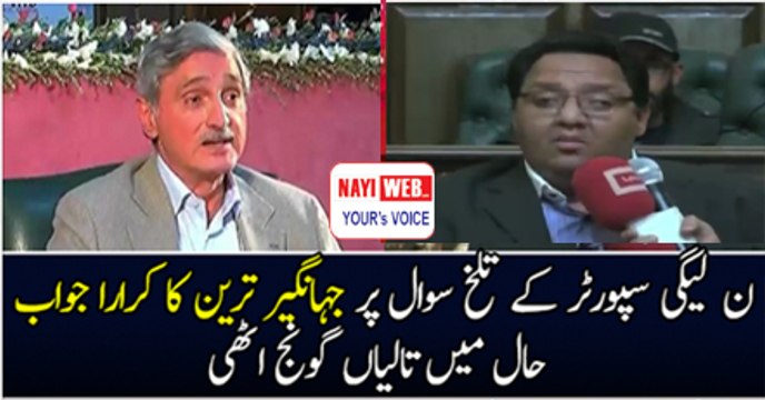 Watch What Jahangir Tareen Reply To PMLN Supporter