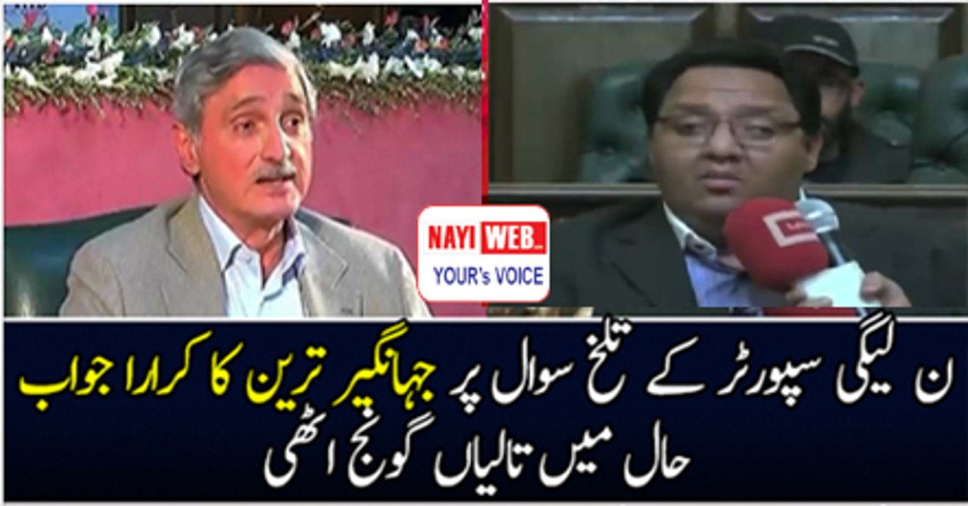 Watch What Jahangir Tareen Reply To PMLN Supporter