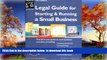 PDF [DOWNLOAD] Legal Guide for Starting   Running a Small Business, Seventh Edition BOOK ONLINE