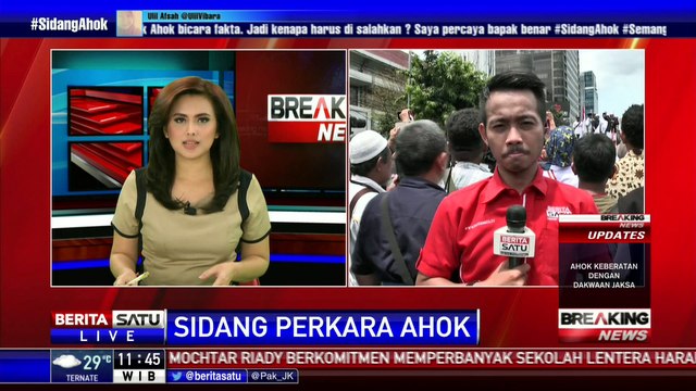 Lalu Lintas di Gajah Mada Macet Selama Sidang Kasus Penistaan Agama