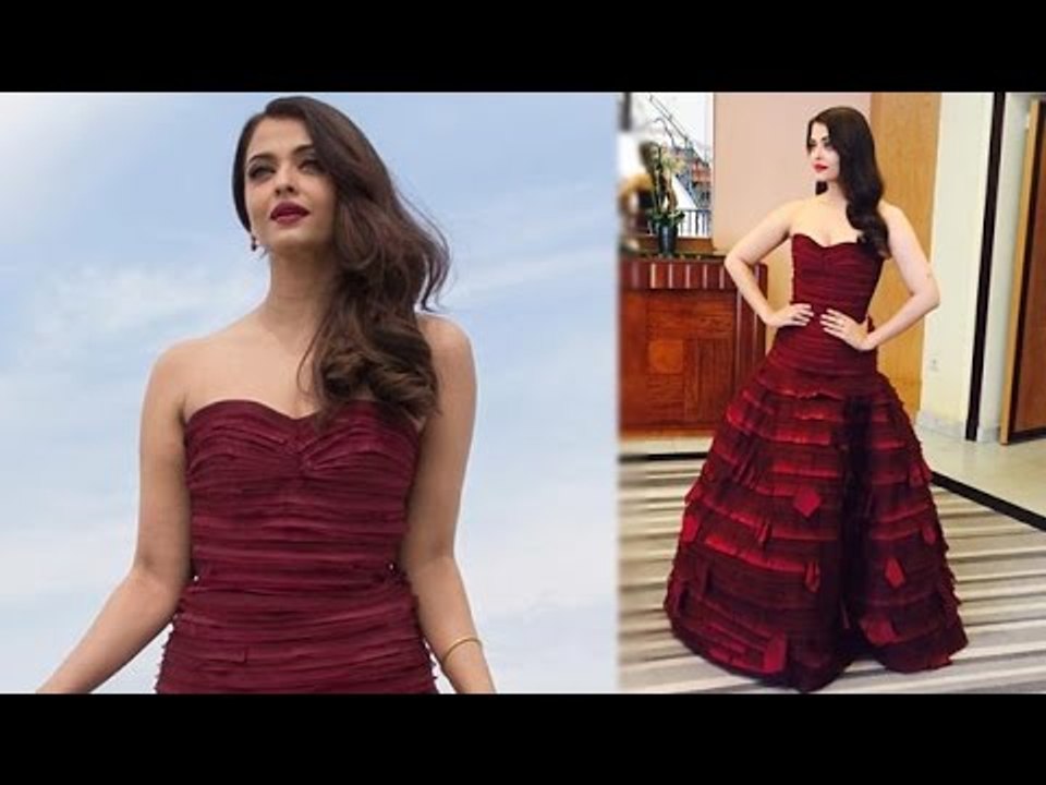 Cannes 2015: Aishwarya Rai Bachchan Stuns In Oscar De La Renta At 'Jazbaa' Photocall
