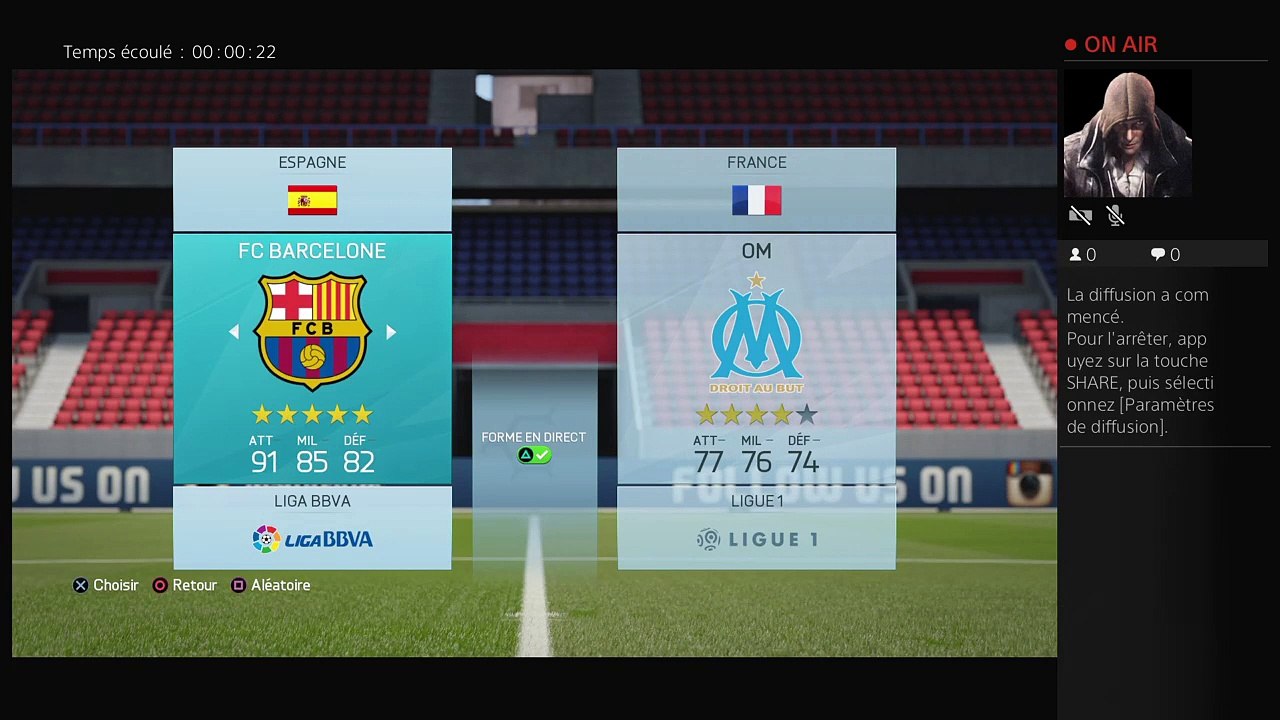 Diffusion PS4 en direct de omargamer870