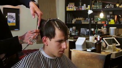 Traditional Pompadour haircut - cut a pompadour haircut - how to style a pompadour