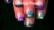 DIY Christmas Bow Nails Tutorial | Cute xmas nail art design