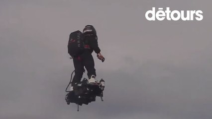 Fou : un mini skate pour voler au-dessus de l'eau - Détours