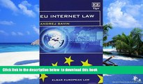 BEST PDF  EU Internet Law (Elgar European Law series) [DOWNLOAD] ONLINE