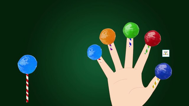 Mega Sweets Candy Lollipop Finger Family Nursery Rhyme - Lollipop Daddy Finger Song#2