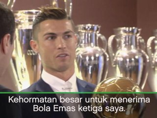 SEPAKBOLA: Ballon d'Or: 'Mimpi Jadi Nyata' Bagi Ronaldo Raih Ballon d'Or Ke-4