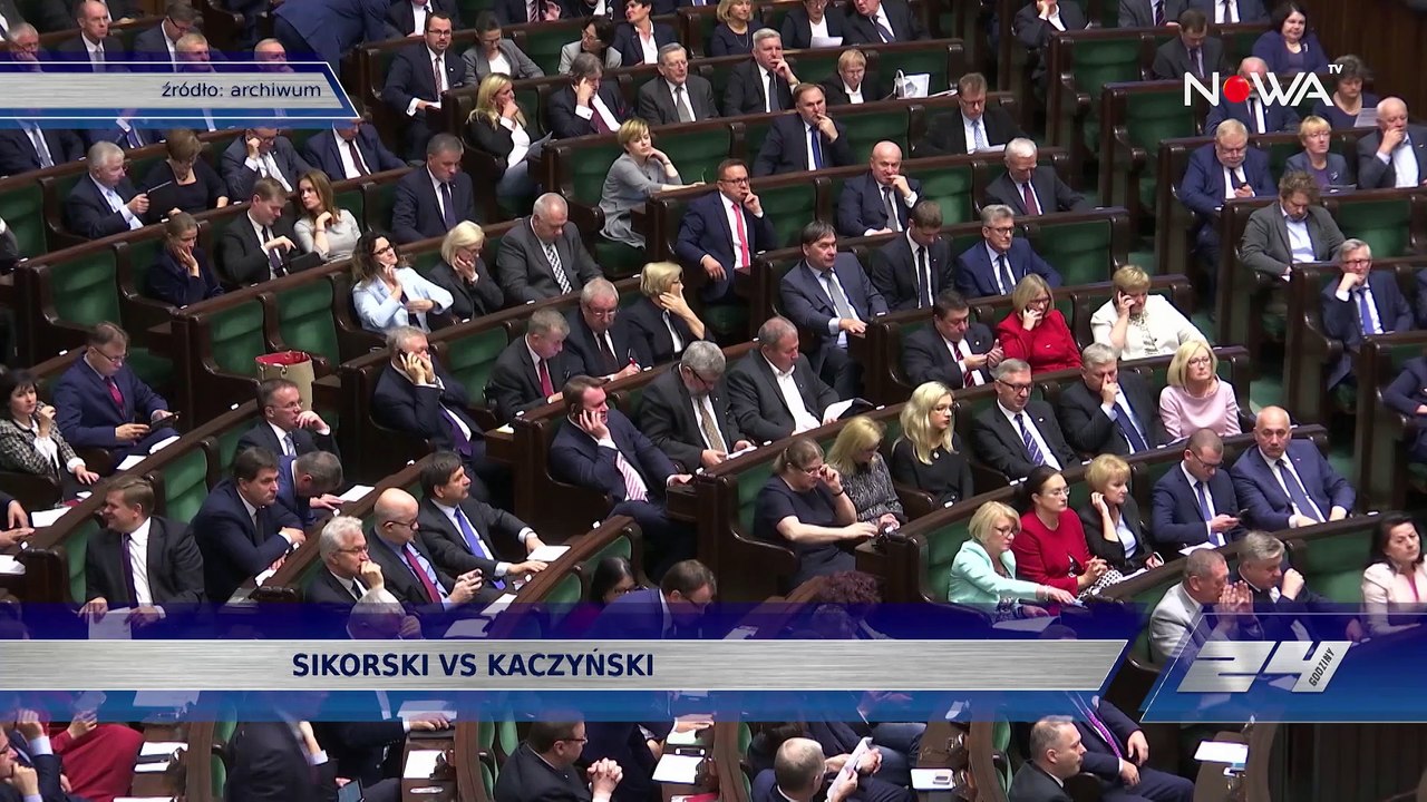 REDAKCJA 24 GODZINY - Sikorski pozwał Kaczyńskiego