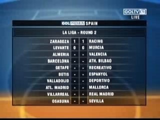 Real Zaragoza 1-1 Racing Santander