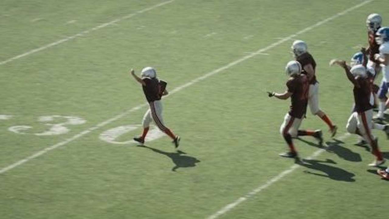 Un enfant malade marque un touchdown