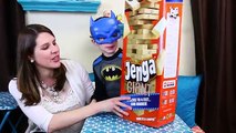 GIANT Jenga Family Fun Night Game for Kids Wooden Blocks Tower 4 FEET TALL by DisneyCarToys