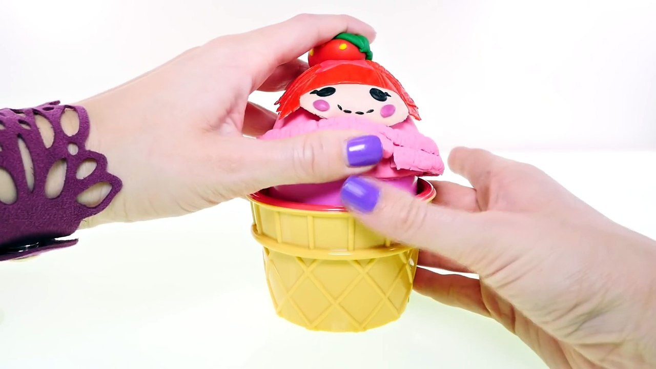 4 Lalaloopsy Play Doh Ice Cream Surprise Eggs Webo Toon Toys Chocolate Sorpresa Huevos