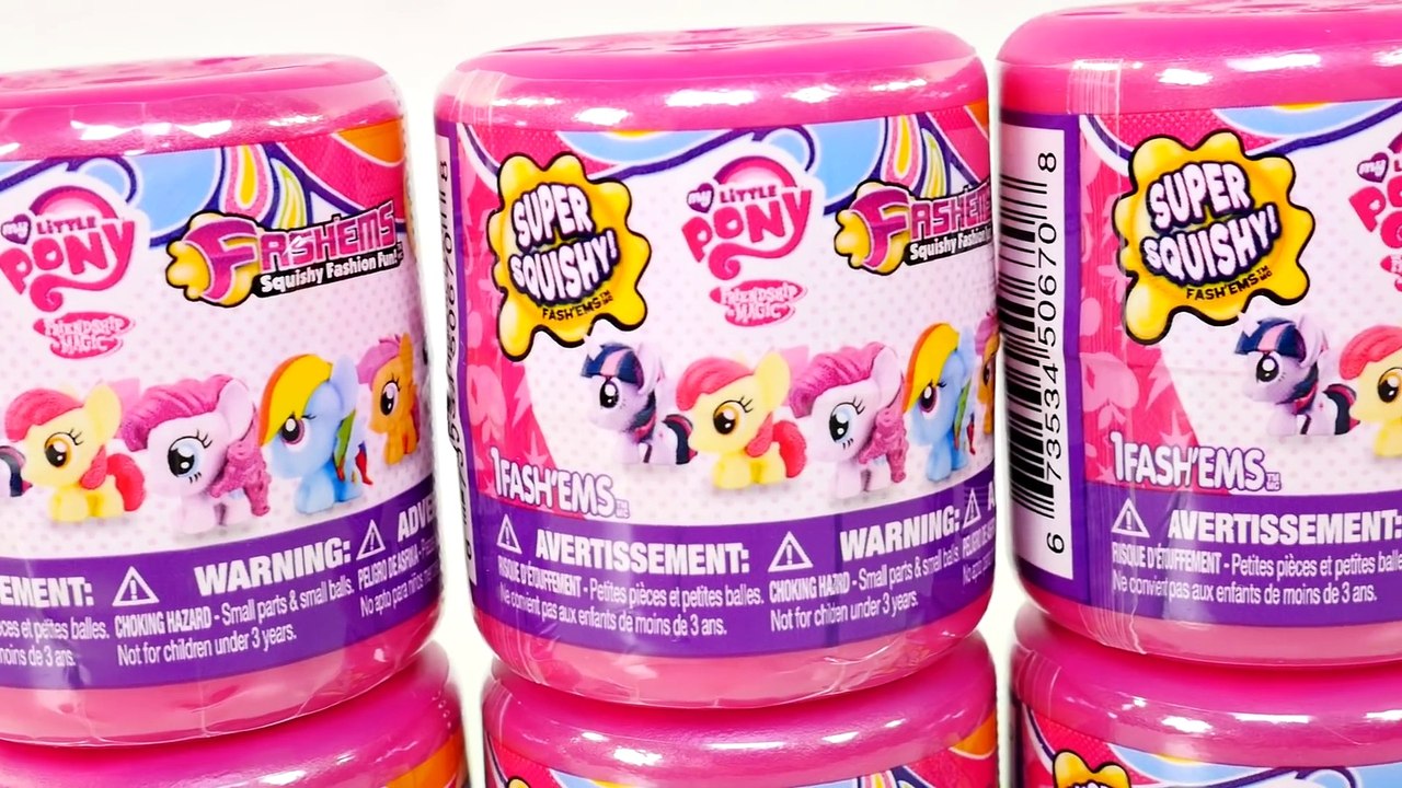 8 MY LITTLE PONY Series 3 Cutie Mark Magic Fashems Surprise Eggs Exclusive Crystal Rainbow Dash Toys