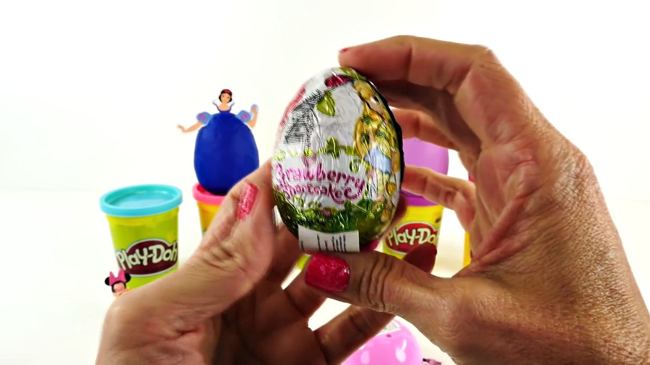 5 Clay Buddies Play Doh Surprise Eggs Peppa Pig Sofia The First Minnie Mouse Disney Princess Cars