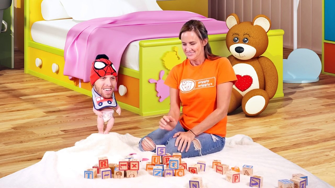 Adult Cry Baby Classroom - Spiderman building blocks Toddlers in Real Life Superheroes
