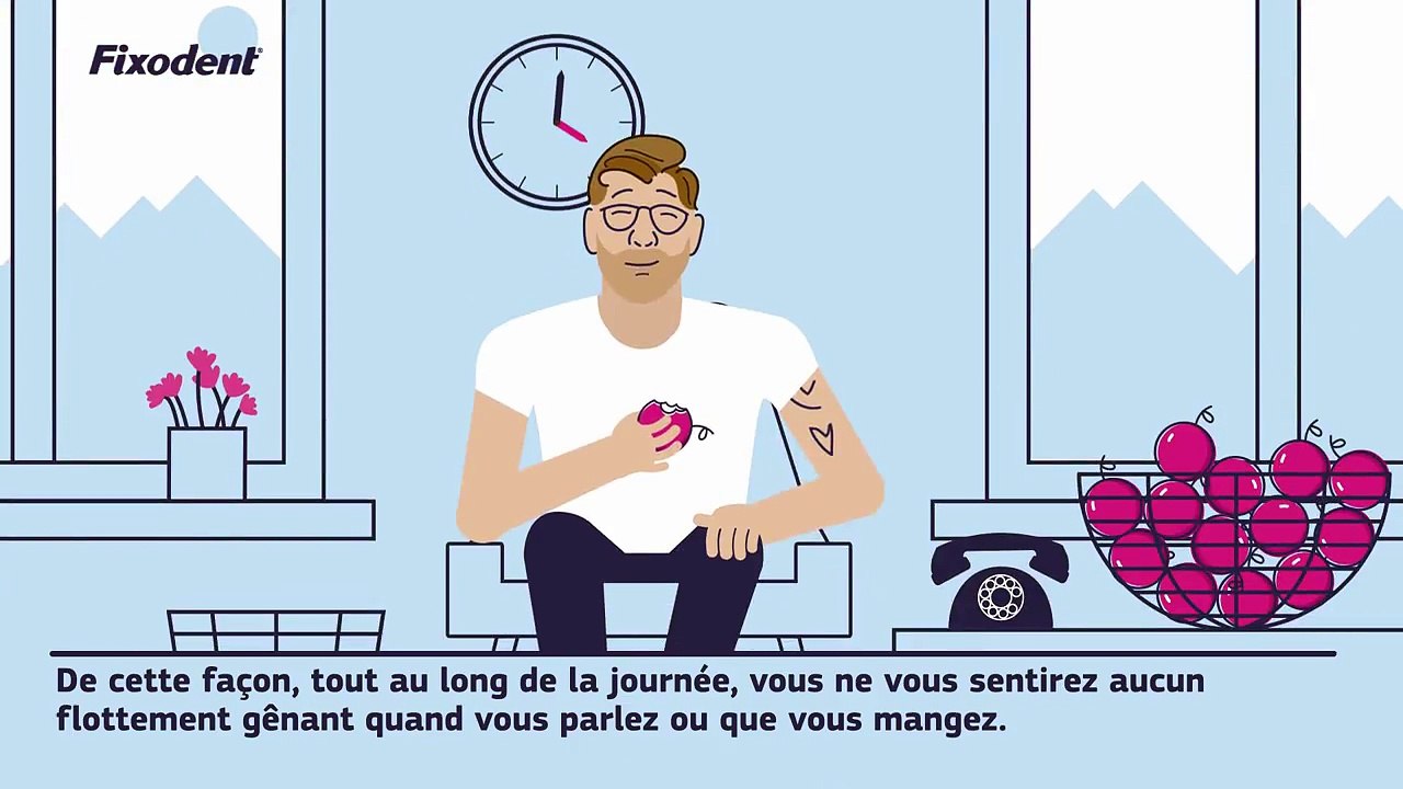 Fonctionnement de la crème adhésive pour prothèse - Fixodent