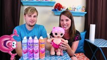 Lalaloopsy Baby & DisneyCarToys Mr Bubble Foam Soap Hair Makeover Surprise Colors Bath Foam Style