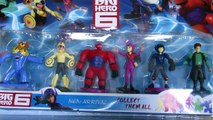 Disney Big Hero 6 Unboxing Hiro, Baymax, Go Go Tomago, Wasabi No Ginger, Yokai - Kiddie Toys